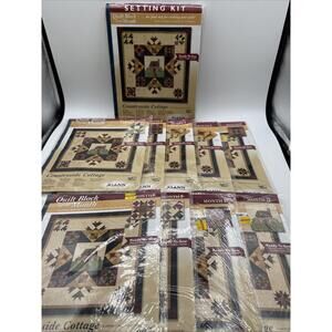 Joann Fabrics Quilt Blocks Countryside Cottage Setting Kit +9 Months (no 5/7/11)